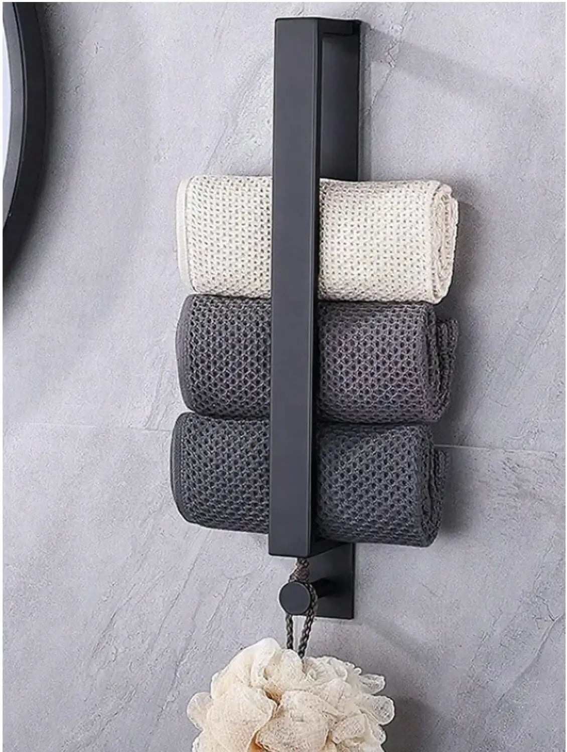 Toallero baño Torino – barra toallero sin taladro
