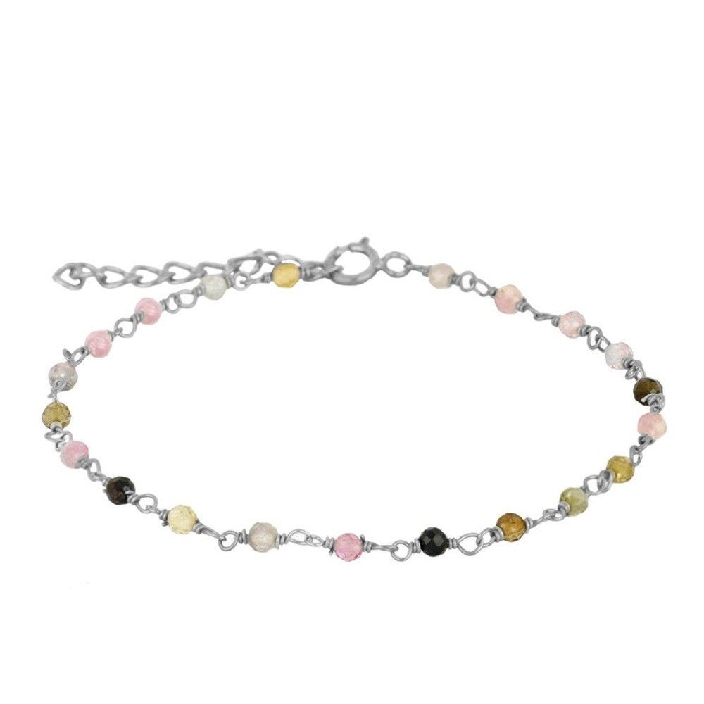 Tobillera 'Naunet' de Turmalina Multicolor