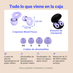 Concentración (-27dB) | Tapones para Dormir y Estudiar