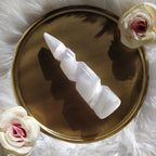 Torre Espiral de Selenita 15 cm