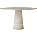 Travertine dining table - Cono