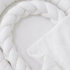 TRENZA PROTECTORA CAPAZO de COCHECITO | Plumeti Blanco