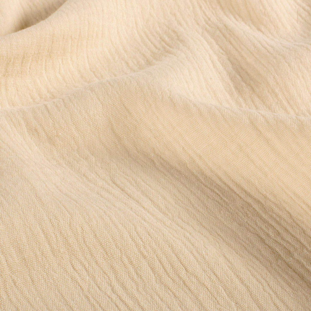 Trenza protector de cuna de muselina beige 180cm - Seguridad y comodidad para tu bebé