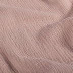 Trenza protectora para cuna y cama artesanal MUSELINA ROSA 200cm