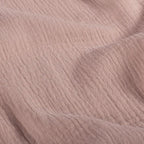 Trenza protectora para cuna y cama artesanal MUSELINA ROSA 200cm