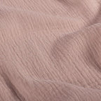 Trenza protectora para cuna y cama artesanal MUSELINA ROSA 200cm