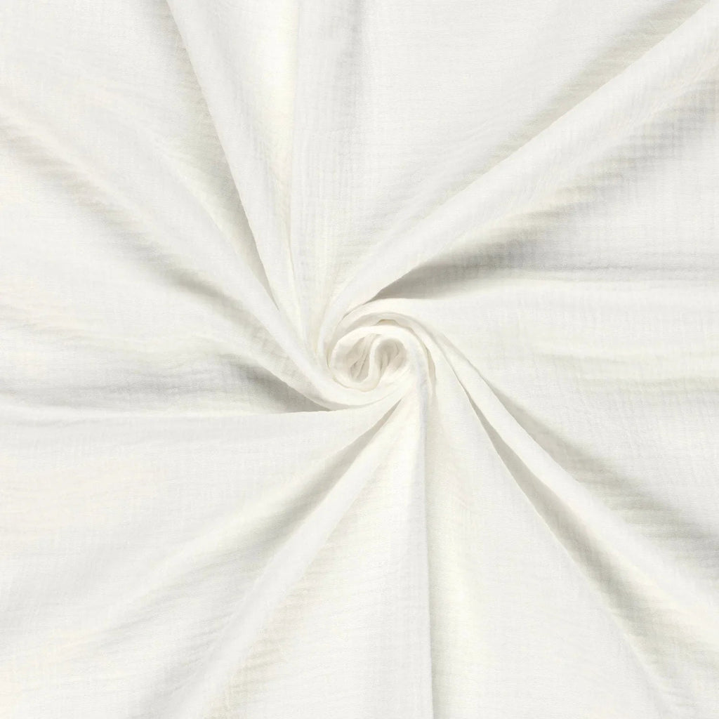 TRENZA PROTECTORA CAPAZO de COCHECITO | Muselina Blanca