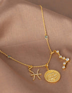 Collar Triple Zodiaco Piscis
