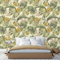 Tropical Hawaii Vintage Monstera Wallpaper
