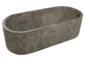 Tundra Gray Marble Bathtub