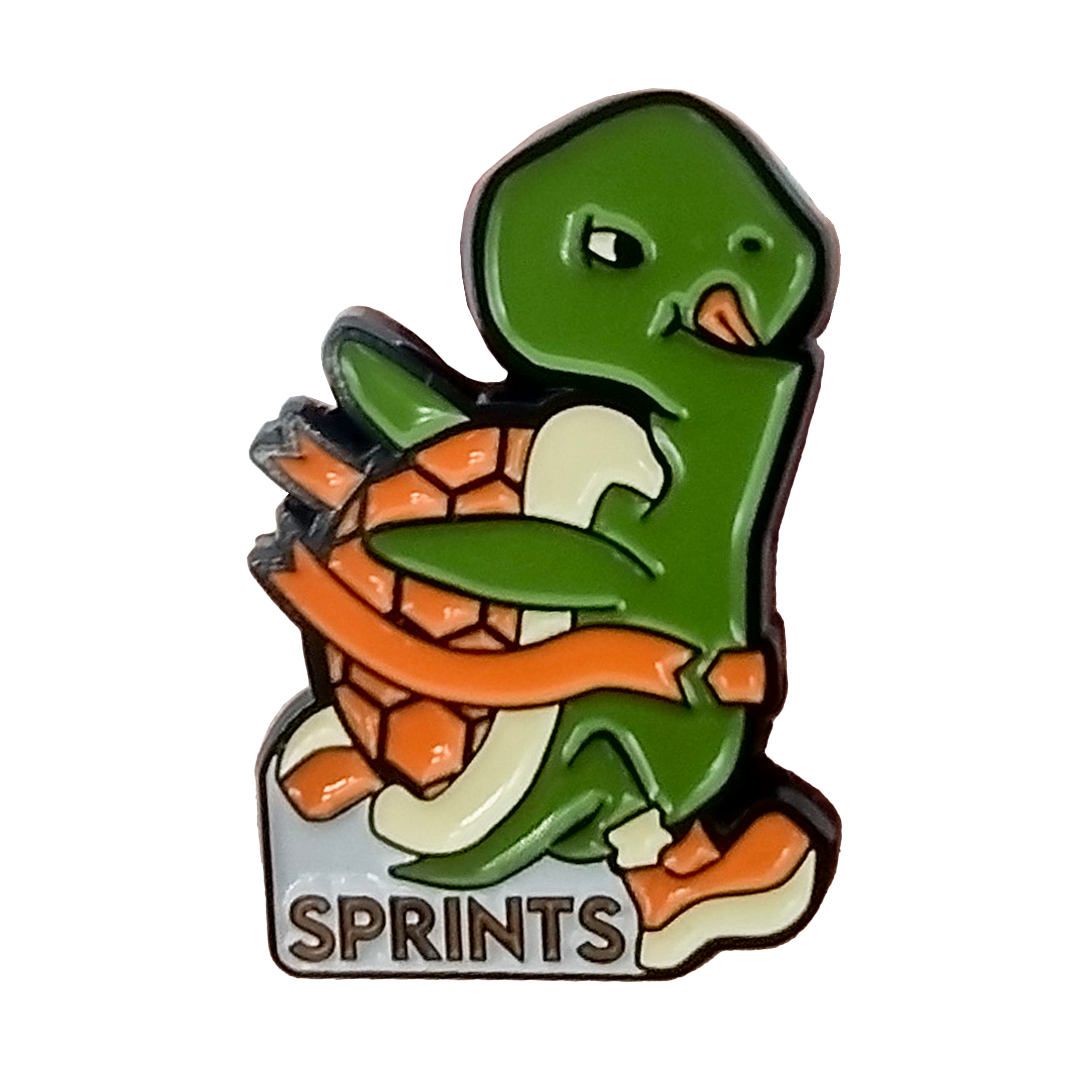 Sprints Turtle Racing Enamel Pin
