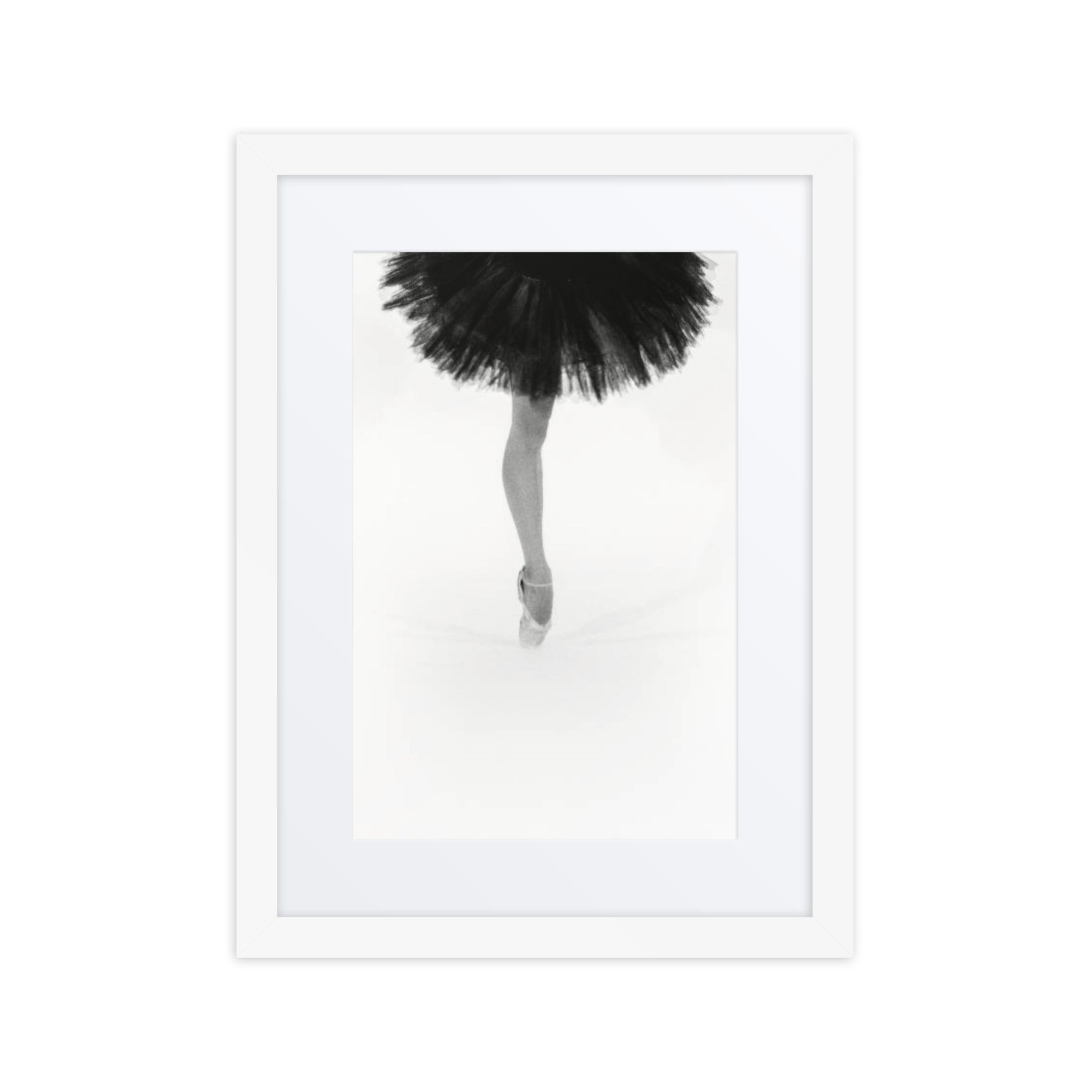 Tutu En-Pointe | Dance-Art Framed Poster #20 (21.5" H x 17.5" W)