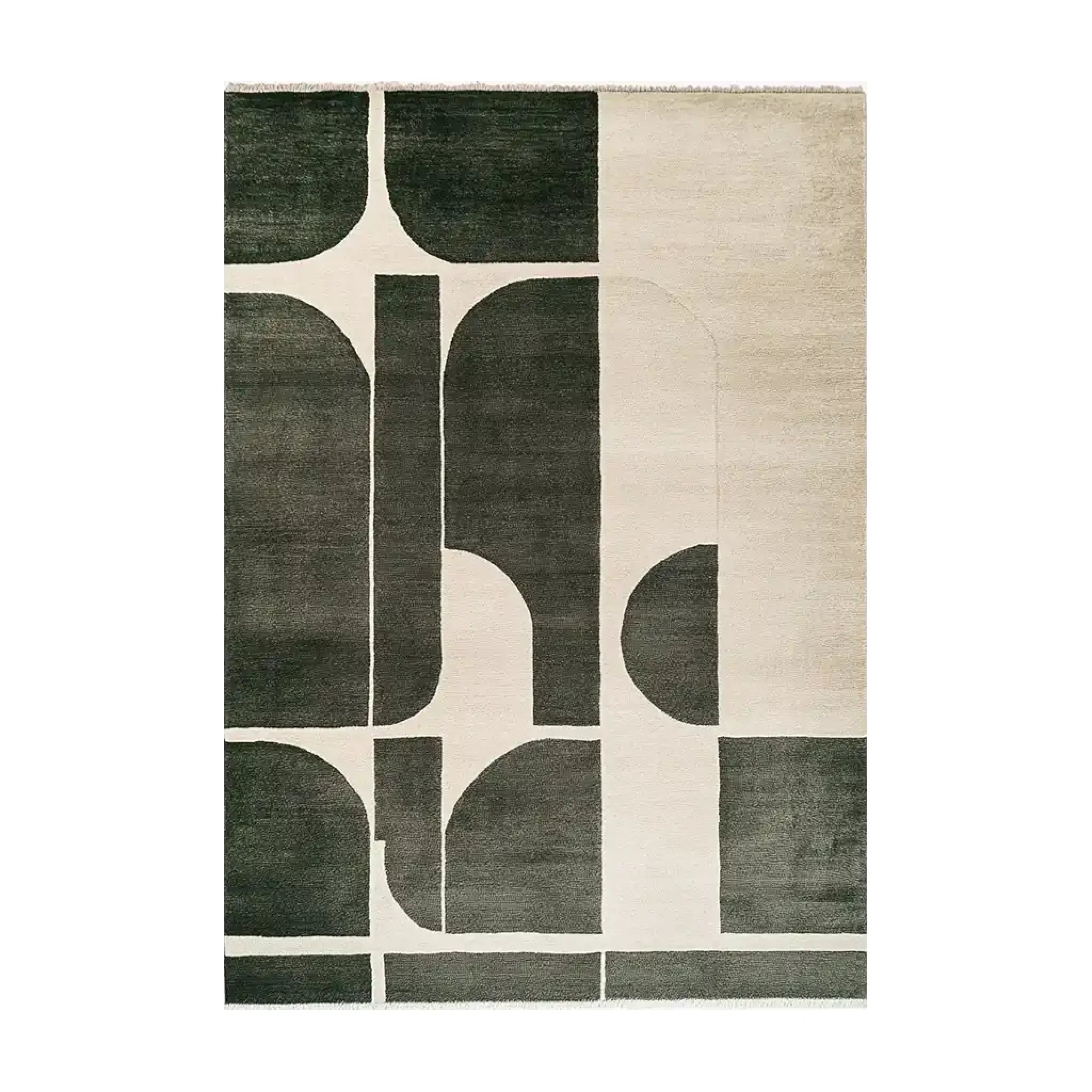 Twilight Mosaic Knotted Wool Rug