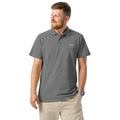 "Dad" Embroidered Logo Polo / Premium Pique Golf Polo By Dad Brand