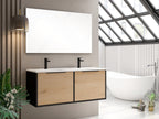 BATHME ONE Conjunto Mueble de Baño Completo 120 cm Negro