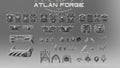 Angelic Vehicle Ornaments, Atlan Forge