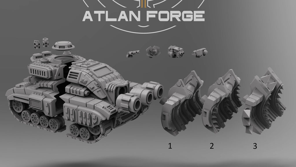 Glyptodon Siege Tank, Atlan Forge