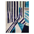 Urban Stripe Collision Hand Tufted Rug