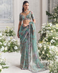 Uzma Sari Set By KYNAH, Luxury Indian Fashion & Bridal Wear