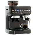 Espresso Machine 15 Bar, Coffee Maker with Milk Frother, Fast Heating & Adjustable Temp, Black
