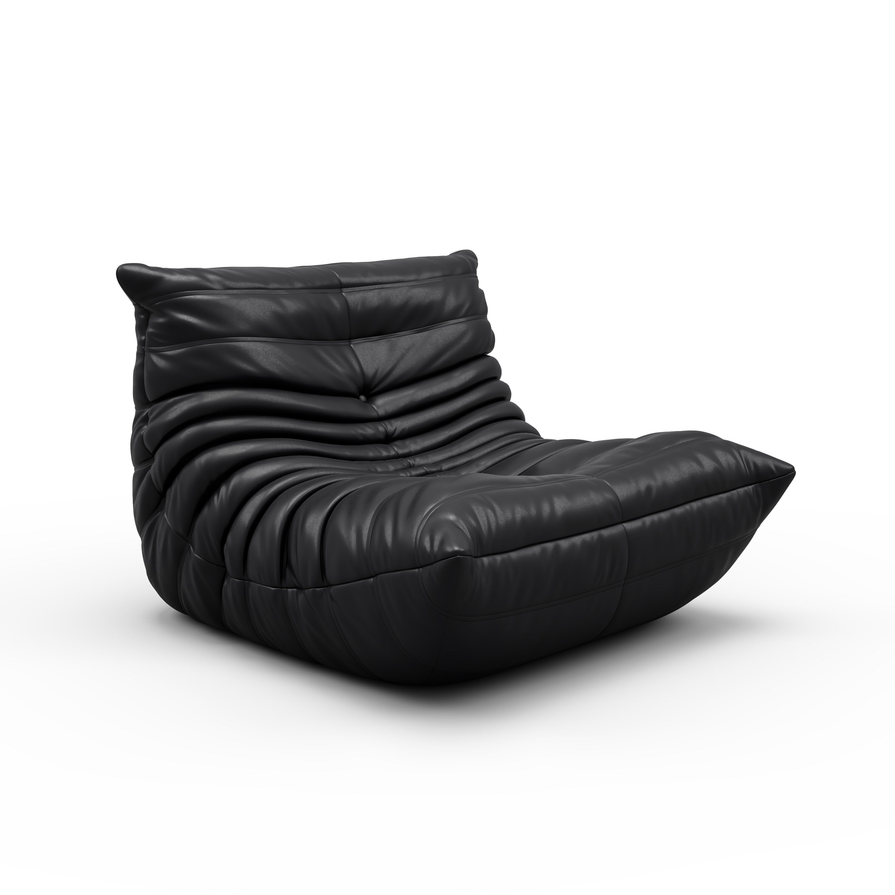 ArtZ® Nordic Design Microfiber Chair - Black