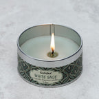 Vela de Cera en Lata Goloka Salvia Blanca
