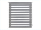 Estor Enrollable 130X180 GRIS Noche y Día EASY FIX
