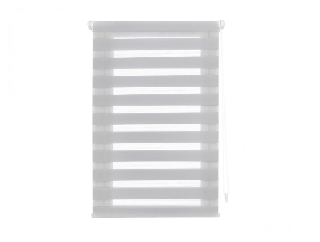 Estor Enrollable 130X180 GRIS Noche y Día EASY FIX
