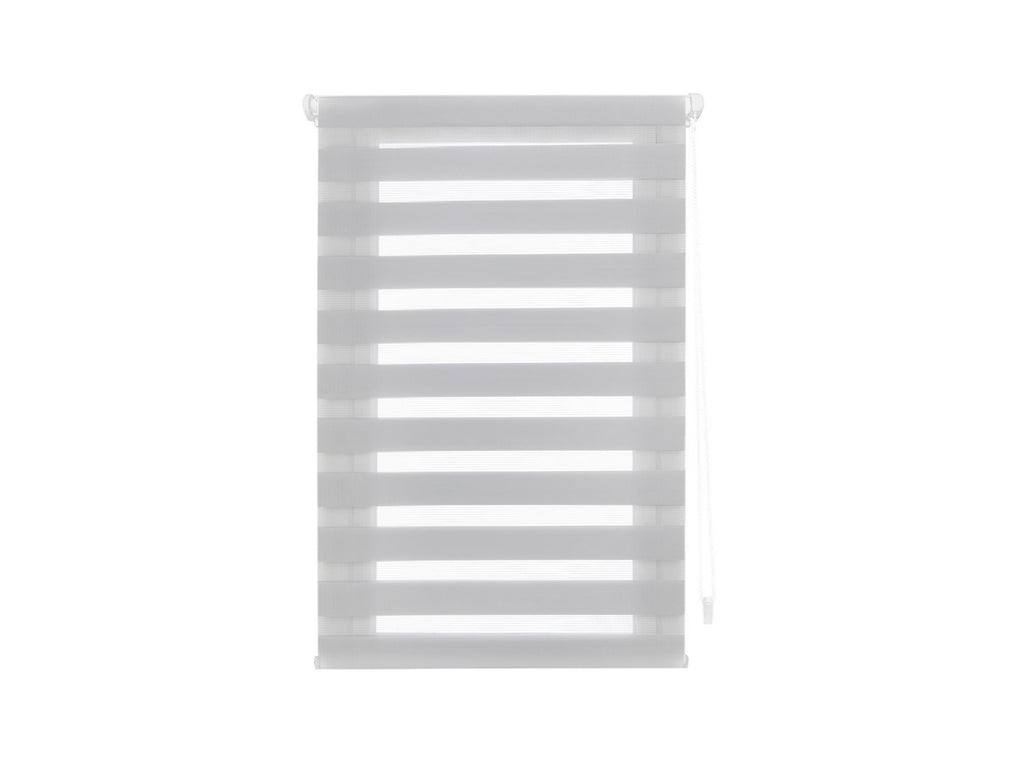 Estor Enrollable 130X180 GRIS Noche y Día EASY FIX
