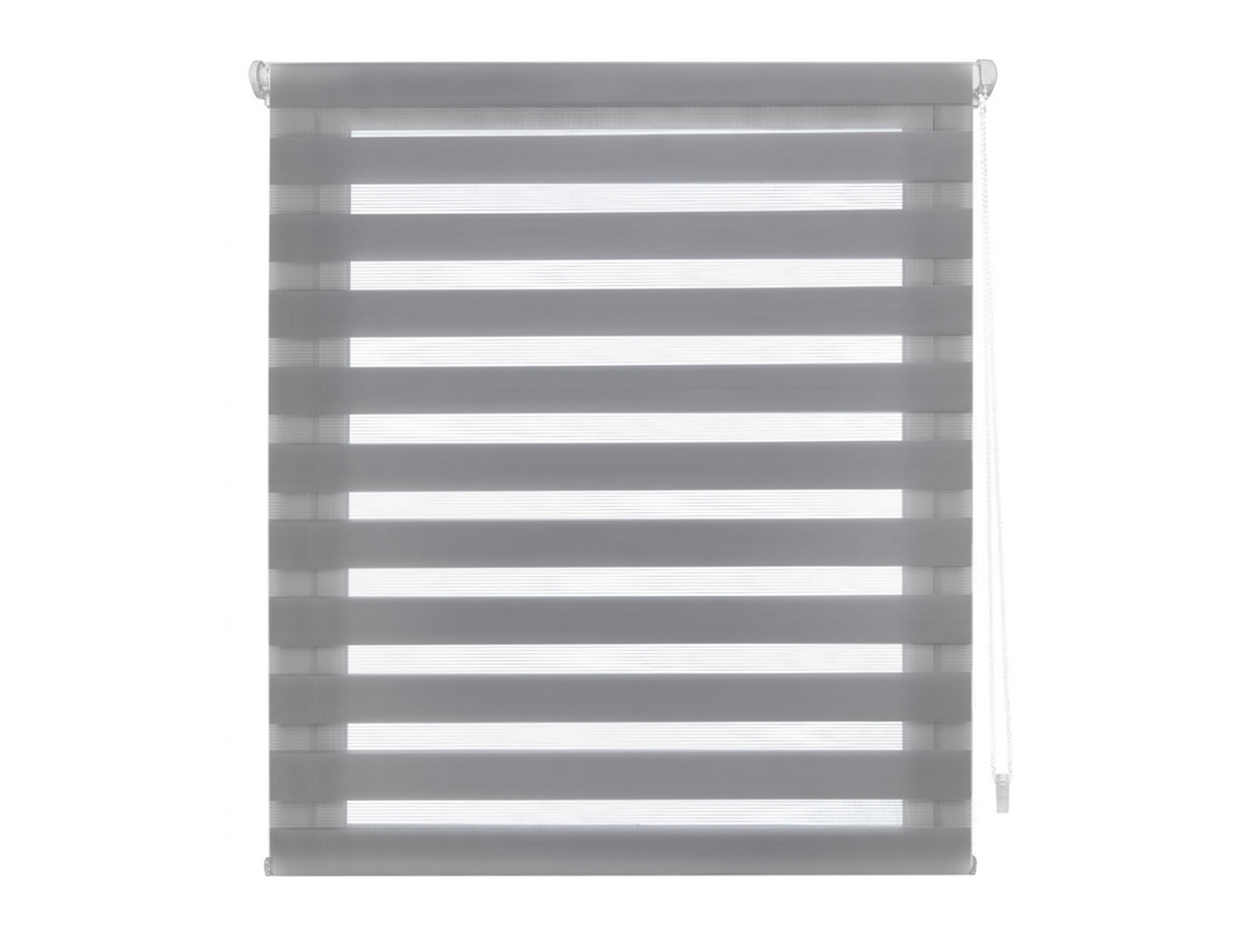 Estor Enrollable 130X180 GRIS Noche y Día EASY FIX