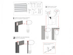 Estor Enrollable 67X180 CREMA Noche y Día EASY FIX