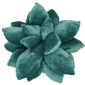 Velvet Green Succulent Plant Decorative Accent Pillow