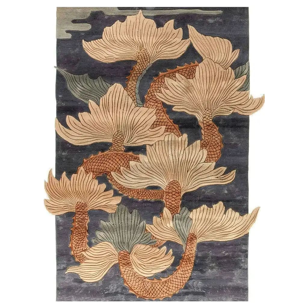 Verdant Dragon Vista Hand Tufted Wool Rug