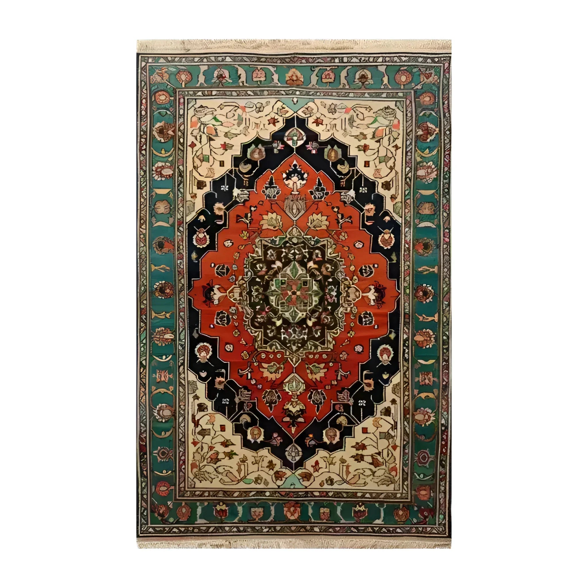 Verdant Haven Hand Knotted Area Rug