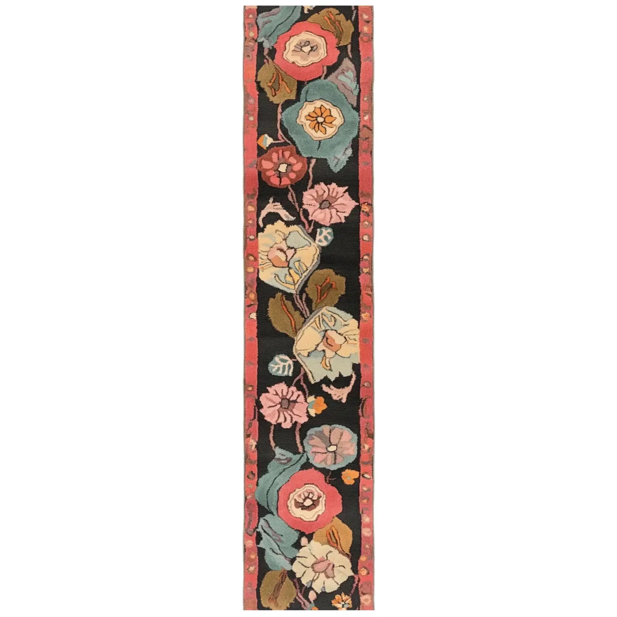 Verdant Symphony Hand Tufted Wool Rug Runner