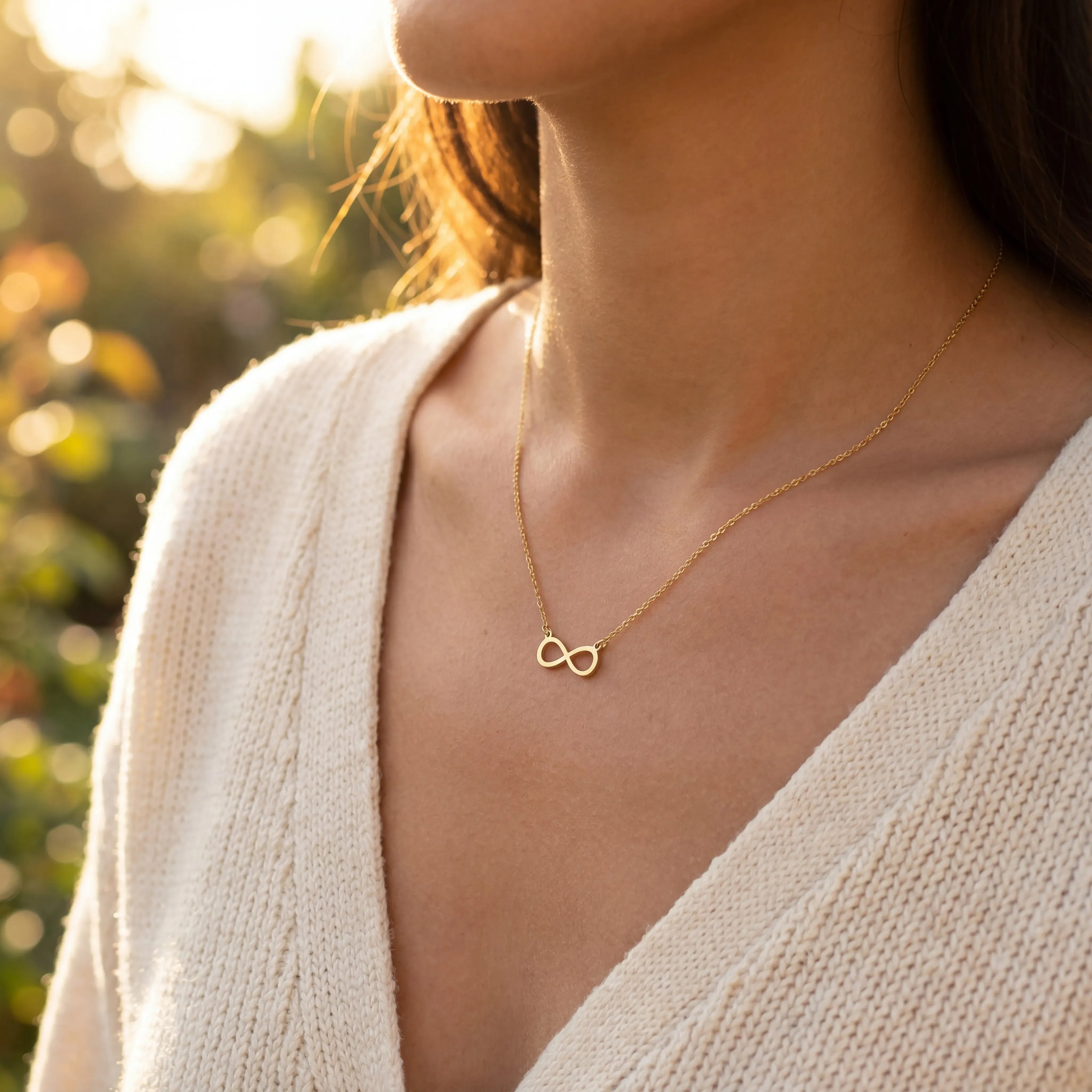 Infinity Necklace - Vermeil / Style 3