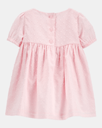 Vestido de algodón rosa