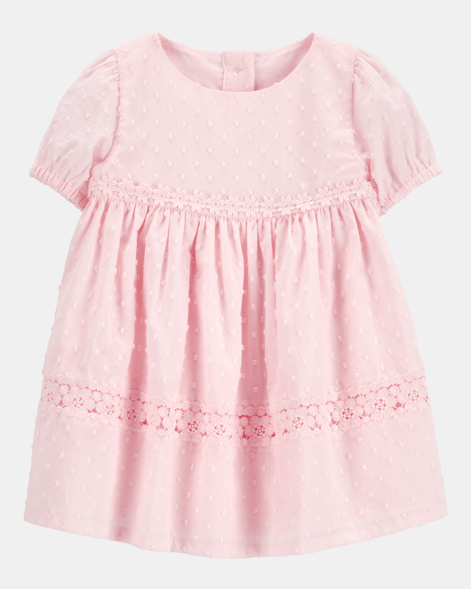 Vestido de algodón rosa