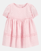 Vestido de algodón rosa