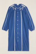 VESTIDO KURTA BORDADO FLOR