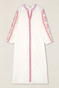 VESTIDO KURTA BORDADO HOJAS