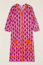 VESTIDO KURTA ONDAS BORDADA