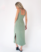vestido olivia verde ◎