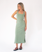 vestido olivia verde ◎