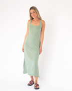 vestido olivia verde ◎