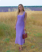 vestido olivia violeta ◎