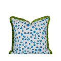 Vibrant Aquatic Leopard Pillow Cover