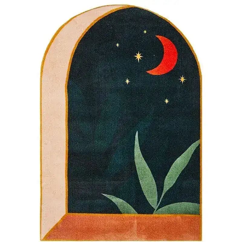 View of the Dark Night Hand-Tufted Area Rug