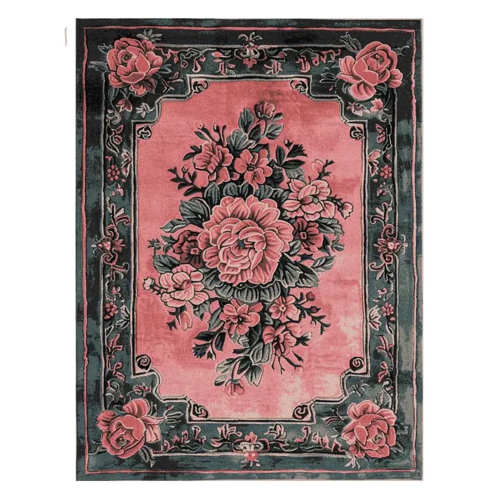 Vintage Blushed Bloom Hand Tufted Rug