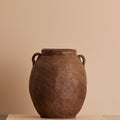 Vintage Brown Pot with Ear Handles